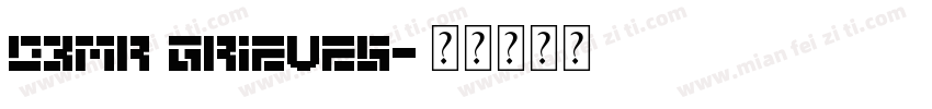 03MR GRIEVES字体转换